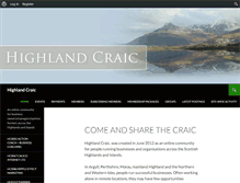 Tablet Screenshot of highlandcraic.com